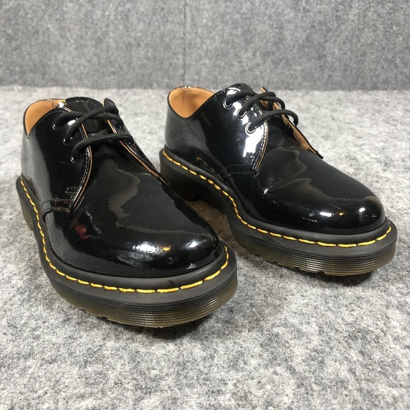 Dr. Martens Shoes - Dr. Martens 1461 Shoes Womens Size 7 Black Patent Leather Oxfords Casual